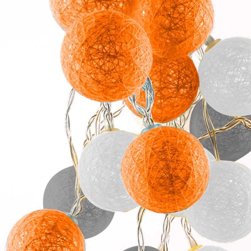 Guirnalda LED bolas de algodón 20 Bolas con USB 3m-IP44-4cm Guirnalda LED bolas de algodón 20 Bolas con USB 3m-IP44-4cm