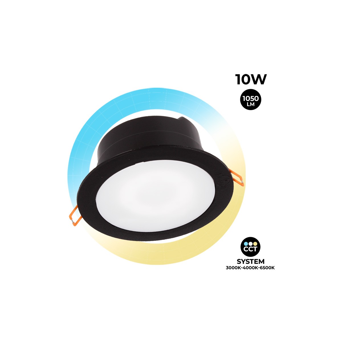 Downlight redondo CCT Fumagalli de 10W y 1050lm