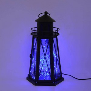 Farol portavelas decorativo Kass