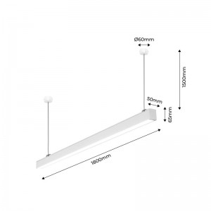 Matrona Ganar control Haz un esfuerzo Comprar luminaria colgante LED 60W 180cm - Barcelona LED