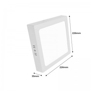 Plafón LED cuadrado 18W Alta Eficiencia