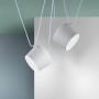 Lámpara colgante blanca moderna "Agos" inspiración Flos Aim