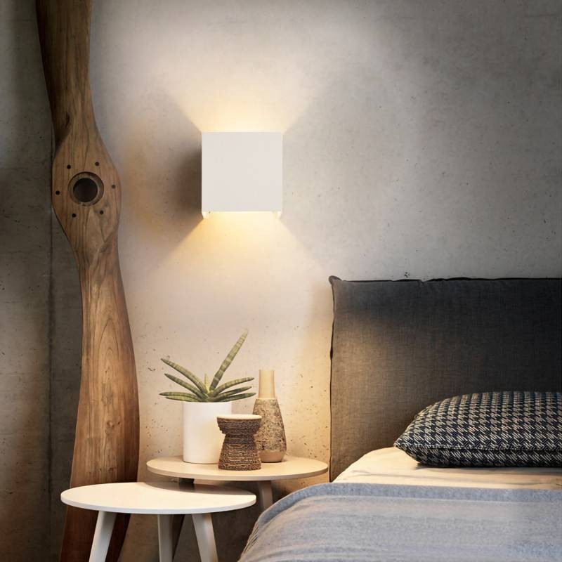 Pack de 2 Apliques de pared "KURTIN" 6W apertura de luz regulable Pack de 2 Apliques de pared "KURTIN" 6W apertura de luz regulable