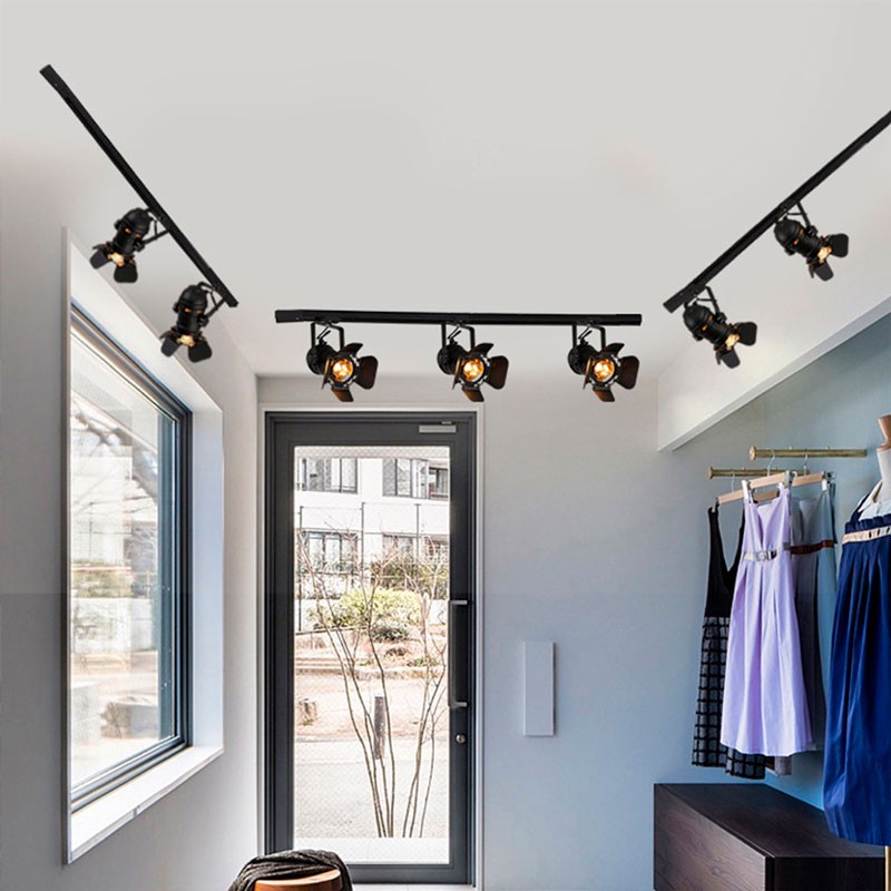 Pack Foco de carril monofásico orientable "CINEMA" con Bombilla LED PAR30 E27 Pack Foco de carril monofásico orientable "CINEMA" con Bombilla LED PAR30 E27