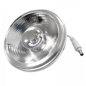 Bombilla LED AR111 GU10 12W Dimable con Driver externo Angulo 12°