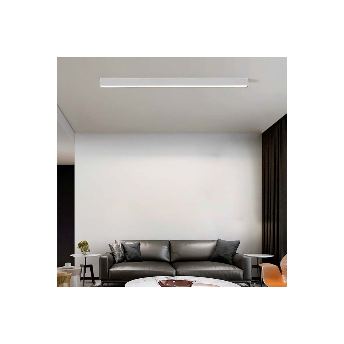 Comprar Luminaria lineal LED de suspensión 40W 120cm sin flicker