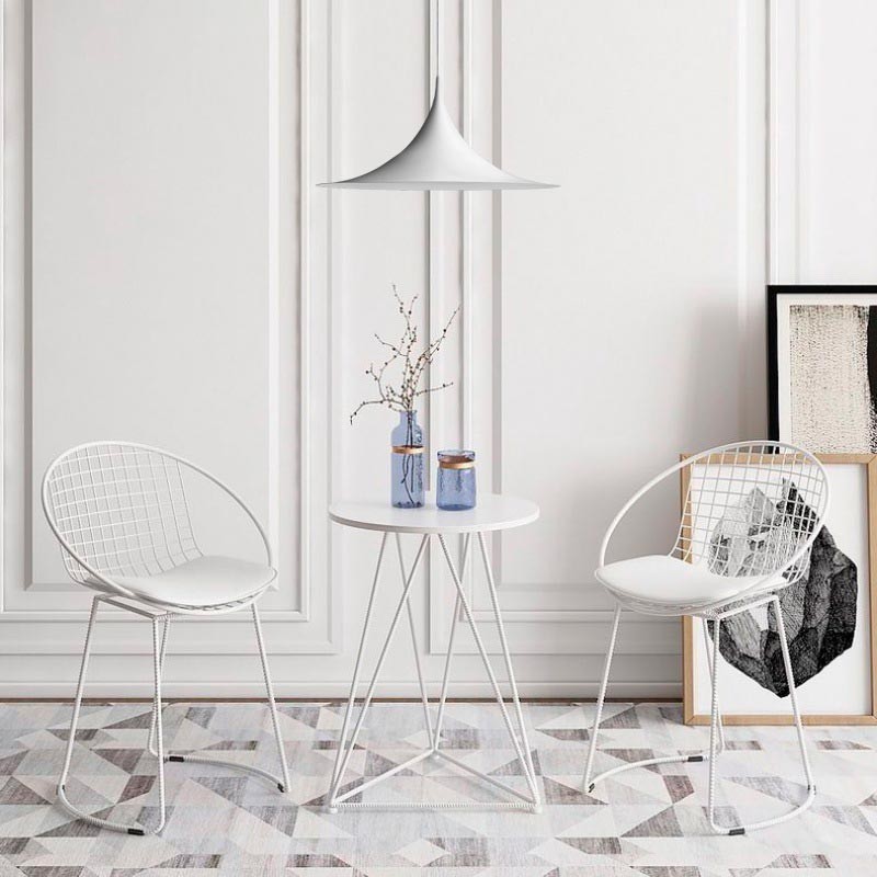 Lámpara Colgante Moderna "HARRY" Blanca E14 Lámpara Colgante Moderna "HARRY" Blanca E14