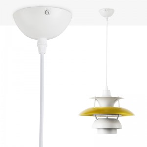 Lámpara Colgante Dorada  de Diseño "YOHAN" E27