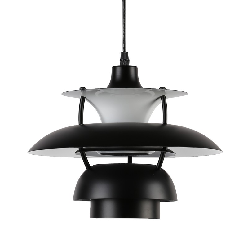 Lámpara Colgante Negra  de Diseño "YOHAN" E27