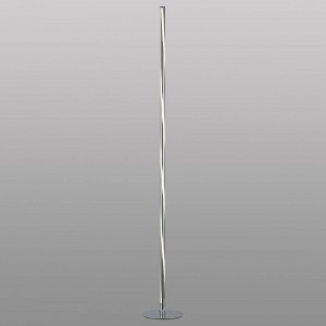 LÁMPARA DE PIE  JORD ESTILO NÓRDICO 18W, 1250MM, ACABADO CROMADO 4000K