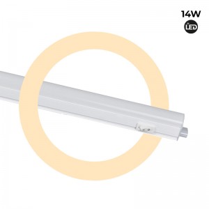 Regleta LED bajomuebles T5 120cm 14W opal