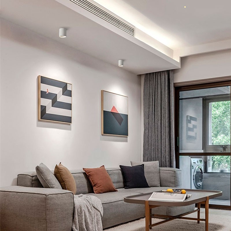 Aro downlight de superficie orientable GU10, MR16 PVC Aro downlight de superficie orientable GU10, MR16 PVC