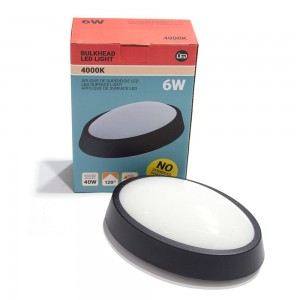 APLIQUE DE SUPERFICIE OVAL 6W IP64 4000K