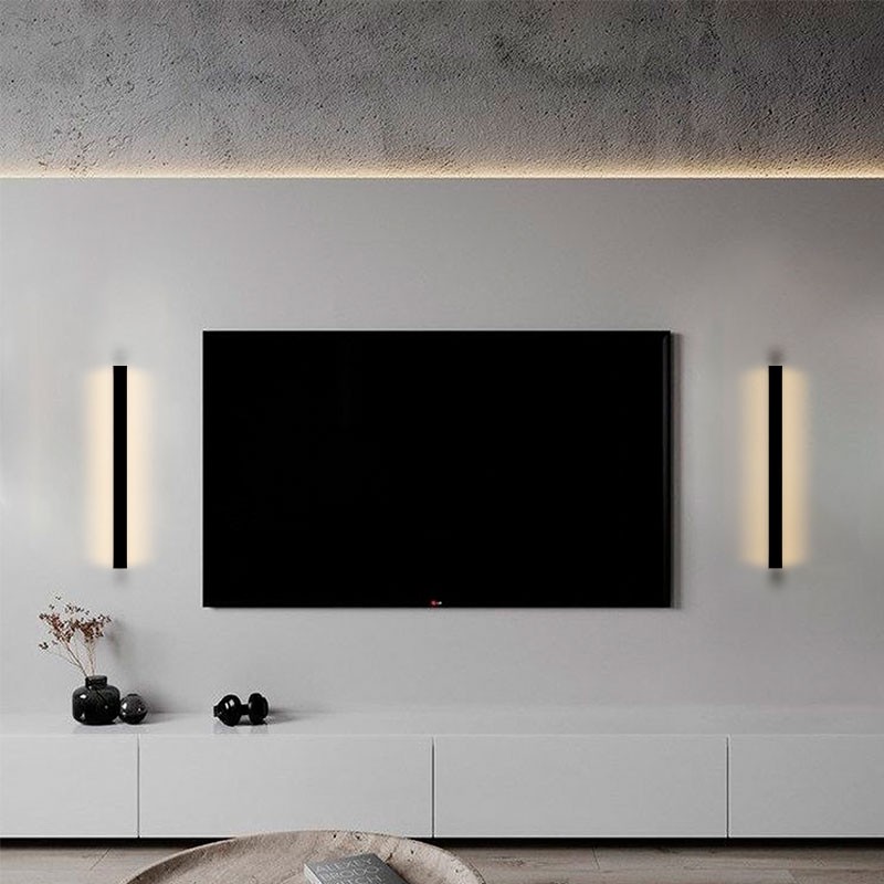 Aplique lineal de pared LED integrado