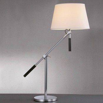 LÁMPARA DE MESA ARTICULADA CROMADO BRILLANTE LÁMPARA DE MESA ARTICULADA CROMADO BRILLANTE