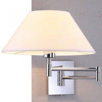 LÁMPARA DE PARED ARTICULADA CROMADO BRILLANTE LÁMPARA DE PARED ARTICULADA CROMADO BRILLANTE