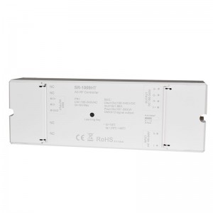 Controlador RGB 230V (3 Canales, 1.6A/Canal) Receptor RF/DMX