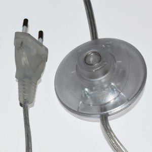 cable y conector de la lampara kukka color gris