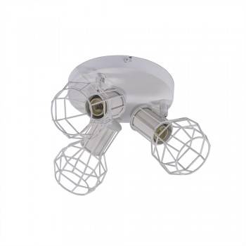Lámpara de techo AZOR orientable de 3 puntos luz E14 Lámpara de techo AZOR orientable de 3 puntos luz E14