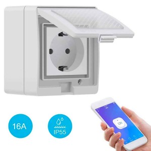 Enchufe inteligente para exterior WiFi | SONOFF S55