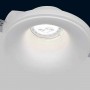 Aro downlight empotrable redondo de Escayola GU10 trimless