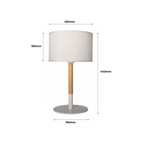 Lámpara de mesa nórdica "CLASS" E27