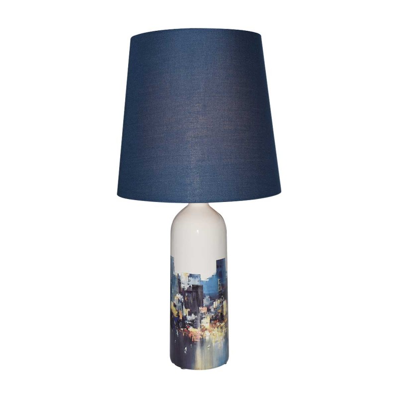 Lámpara de mesa de cerámica para salón "CADAQUES"