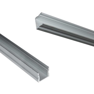 Comprar Perfil aluminio con difusor de superficie para tiras led 2 metros  lpsup01. Precio de oferta