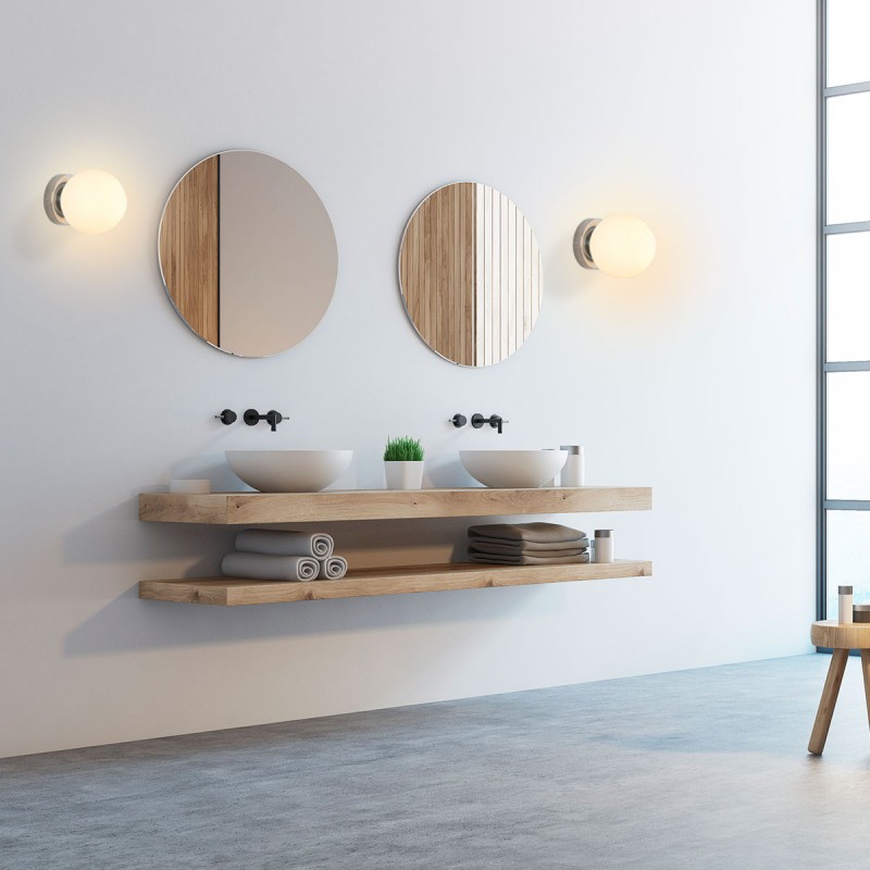 Aplique de pared con Bola 40W - IP44 Aplique de pared con Bola 40W - IP44