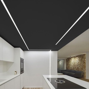 LUZ DESING, Perfil Led X Metro Para Embutir De Aluminio Pared O Techo