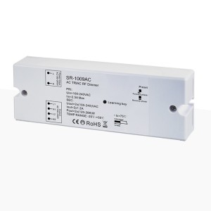 Controlador Sunricher AC Triac Dimmer - 2 canales 1,2A/CH - 100-240VAC