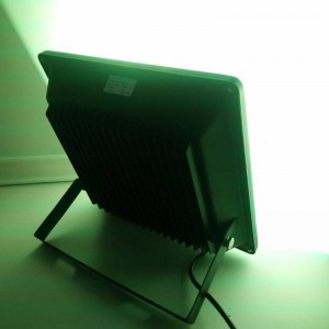 Foco proyector LED RGB 50W COB 230V-AC, CARCASA NEGRA,  IP65