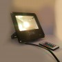 Foco proyector LED RGB 20W COB 230V-AC, CARCASA NEGRA, IP65 Foco proyector LED RGB 20W COB 230V-AC, CARCASA NEGRA, IP65