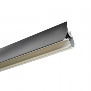 Perfil de aluminio con iluminación doble de tiras LED especial para esquinas