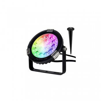 Foco de jardín RGB+CCT 9W 230V Control por RF y WIFI mediante app móvil Foco de jardín RGB+CCT 9W 230V Control por RF y WIFI mediante app móvil