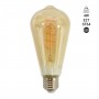 Bombilla LED de filamento retro ST64 4W Vintage Edison E27 Dimmable