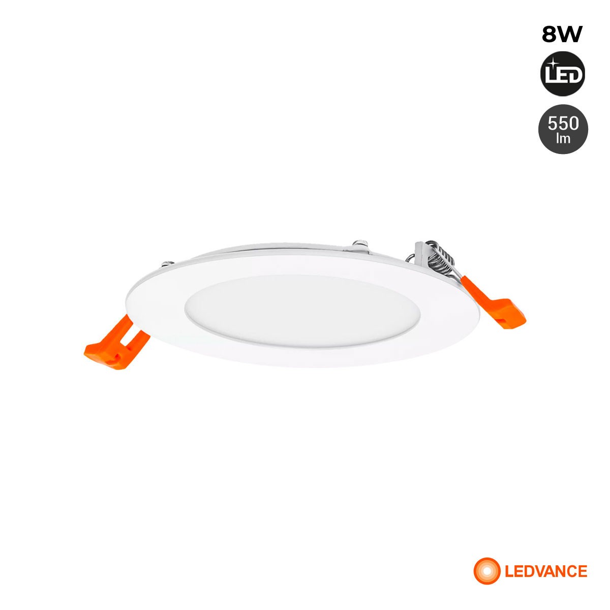 Downlight LED LEDVANCE Slim - Gama ESSENTIAL - 8W - 6500K - Corte Ø 105mm