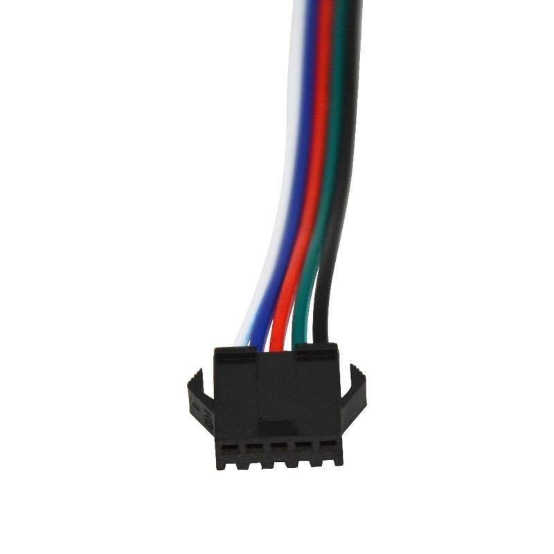 Conector rapido hembra 5 pins para tira led RGBW IP20