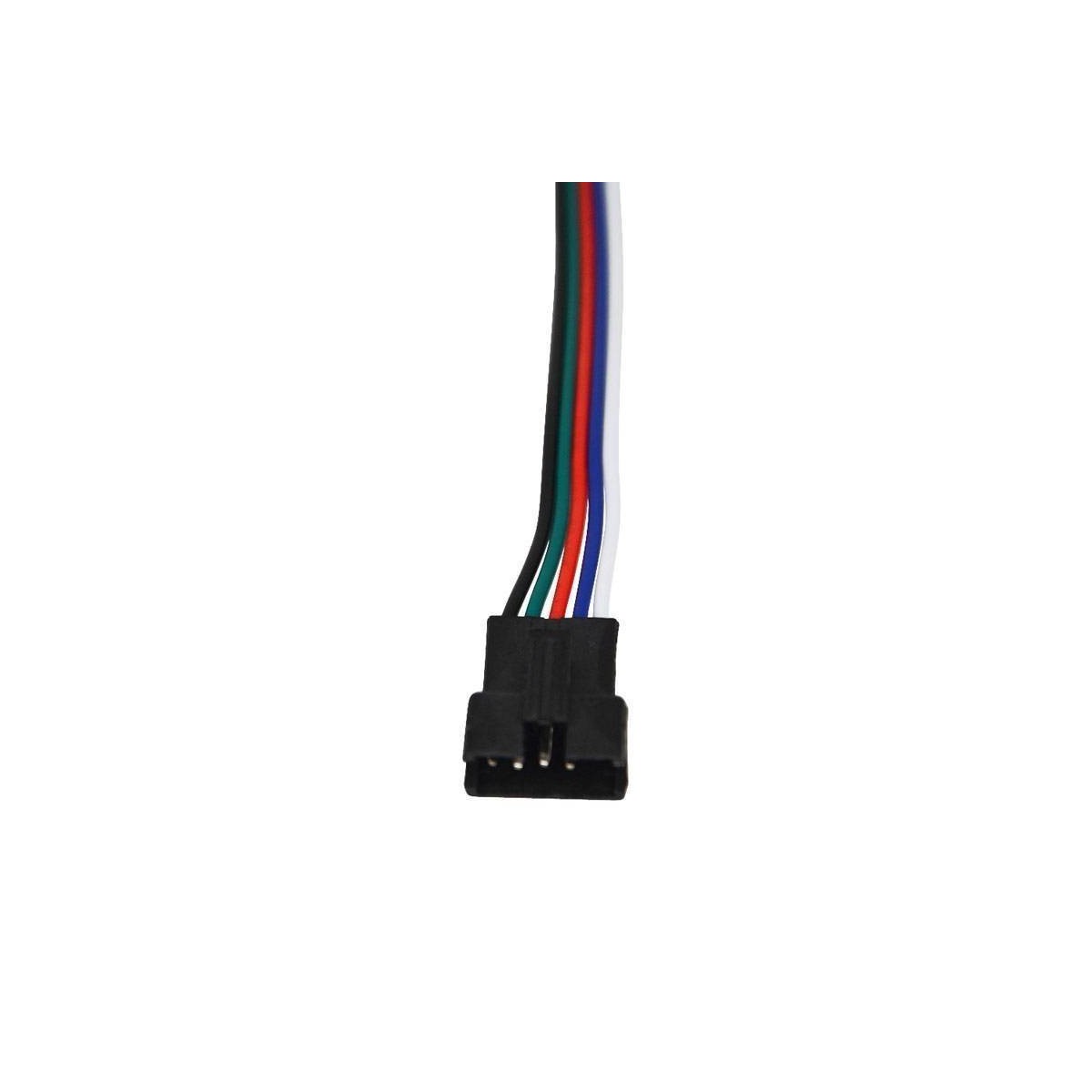 Conector rápido macho 5 pins para tira led RGBW IP20