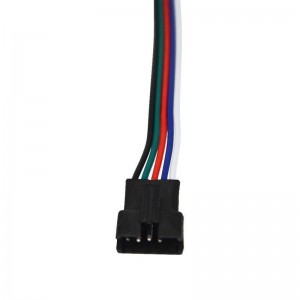 Conector rápido macho 5 pins para tira led RGBW IP20