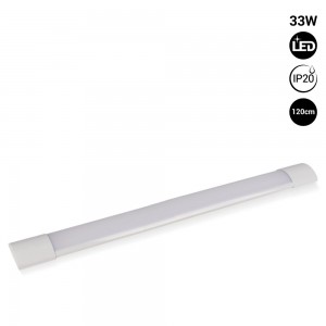 Luminaria lineal LED superficie - 33W - 120cm - IP20