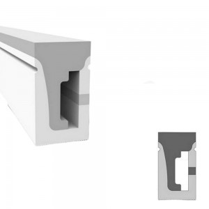 Funda de silicona flexible 10x18mm para convertir tira LED a neón (5metros)
