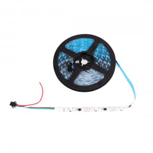 Tira LED inteligente IC RGB 12V DC - 14,4 W/m - IP20 -  60 LED/m - Ancho 10mm - 5 metros