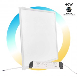 Panel LED slim CCT regulable con mando - 60x60 cm - 40W