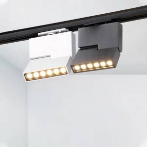 Foco LED de carril trifásico UGR19