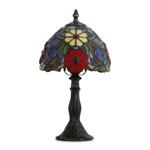 Lámpara de mesa "Saura" inspiración "Tiffany" - Ø 20cm