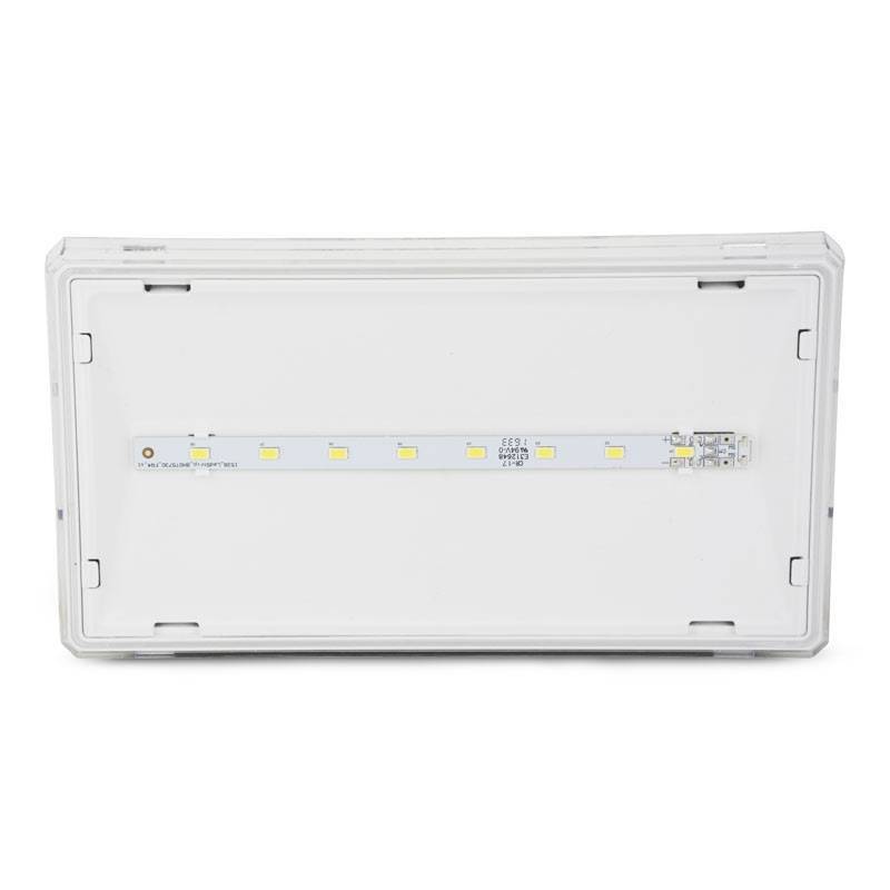 Luminaria Evacuación LED empotrable 150 lumens