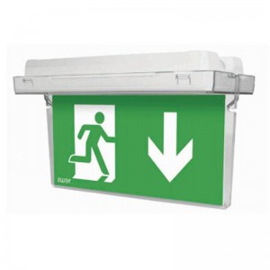 Banderola metacrilato para Luminaria Evacuación EXIT
