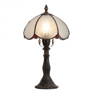 Lámpara de mesa "Candice" inspiración "Tiffany" - Ø 20cm