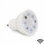 Bombilla RGBW LED Dicroica GU10 4W control por RF Bombilla RGBW LED Dicroica GU10 4W control por RF